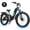 Black, variant on ESKUTE Electric Bike for Adults, 1500W Motor, 32MPH, 48V 20.8Ah Battery, Up to 80-Mile Range, 26"x4.0" Fat Tires, Step-Thru, Full Suspension, 8-Speed Blue