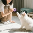 thumbnail image 5 of KMWGRE Smart Jumping Glowing Vibrating USB Charging Dog Interactive Mobile Pet Toy For Puppies Purple One Size, 5 of 6