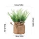 thumbnail image 3 of Artificial Plant In Pots Mini Potted Flowers Plant In Cloth For Home Decor Party Wedding Garden Table Office Patio Decoration, 3 of 6