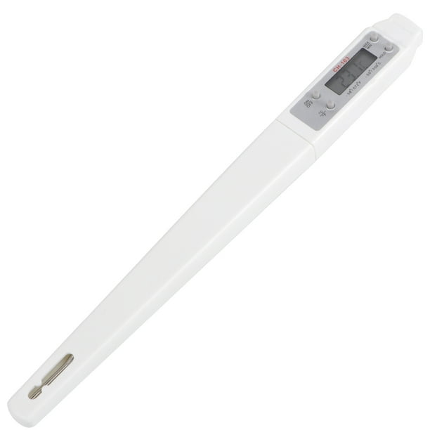 1 termómetro para alimentos tipo sonda, termómetro electrónico, medidor de temperatura, aparato de cocina para agua, aceite, leche
