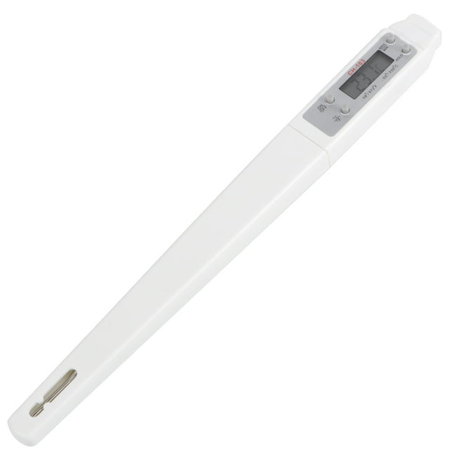 1 termómetro para alimentos tipo sonda, termómetro electrónico, medidor de temperatura, aparato de cocina para agua, aceite, leche