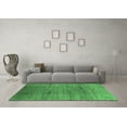 thumbnail image 3 of Ahgly Company Indoor Square Solid Emerald Green Modern Area Rugs, 4' Square, 3 of 4