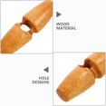thumbnail image 3 of TABLZONE 50Pcs Premium Wooden Horn Toggle Buttons for Sweaters Jackets with Smooth Finish and Easy Sew on, 3 of 6