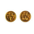 thumbnail image 2 of Shamrock Coin Toy 100pcs Ireland Coin Toys St. Patrick's Day Party Toy Coins St. Patrick's Coin for Boys and Girls Gold(B), 2 of 4