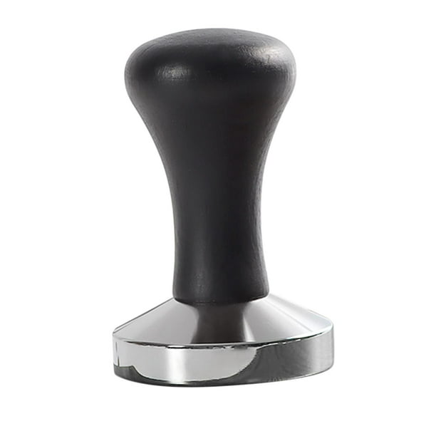 Distribuidor Mango de Madera Evitar Aglomeración Nivelador Barista Regalo Mano Tampers Martillo Distribuidor de Café , 53MM 53MM Madera negra Gloria manipulación de café