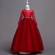 thumbnail image 1 of Vestido de novia de encaje con diamantes y minifalda para niña, vestido de princesa, vestido de actuación, 1 of 6