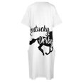 thumbnail image 4 of Vestido de noche usado con bolsos para ropa coreana de mujer del mejor caballo que corre el Derby de Kentucky Verano, 4 of 6