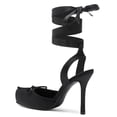 thumbnail image 4 of Ballet Heels Riekhany Satin para mujer, tacón alto, color negro, 4 of 6