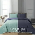 thumbnail image 2 of 3 Piece All Season Bedding king size Comforter Set, Ultra Soft Polyester Elegant Bedding Comforters, 2 of 5