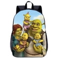 thumbnail image 2 of Shrek-mochila escolar con estampado de dibujos animados para niños y niñas, bolsa de viaje para ordenador portátil de 17 pulgadas, temporada escolar, 2 of 4