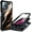 Black Marble, variant on Nagebee Phone Case Compatible for T-Mobile REVVL 6 5G / Revvl 6x 5G with [Built-in Screen Protector], Full-Body Protective Shockproof Rugged Bumper Impact Resist Durable Cover (Black)