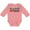 Mauve, variant on I Love Trains Boys or Girls Long Sleeve Baby Bodysuit
