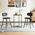 thumbnail image 5 of StorageWorks Leather Counter & Bar Stool with Large Seat and Back, Black, Set of 2, 5 of 6