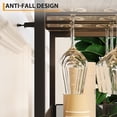 thumbnail image 4 of TROPOW Bar Cabinet,Removable Glass Rack, Industrial Wine Cabinet with Adjustable Wine Rack, Storage Metal Wood Sideboard Buffet, 4 of 8