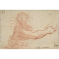 thumbnail image 3 of Pietro da Cortona 14x11 Black Modern Framed Museum Art Print Titled - Study for the Allegory of Religion (1629-39), 3 of 5