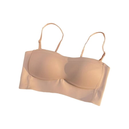 

Bra Removable Straps Bra Type Thin Section Without Steel Ring Anti-exposure Invisible Push up Everyday Bras Non-marking Body Contouring Underarm-Smoothing Comfort Lightly Women s 38/85 Skin Color