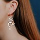 thumbnail image 4 of unbranded 1 Collar Aretes Y Llavero Plegable Acrílico Y Metal Decorativo, 4 of 8