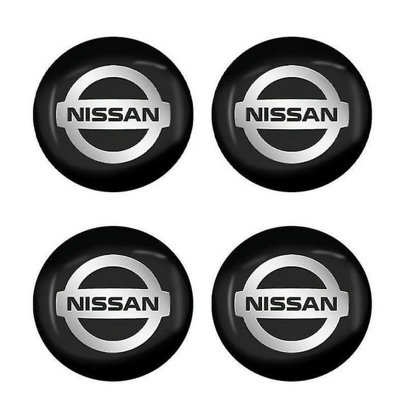 4pcs Car Logo Wheel Center Hub Caps Sticker Decal For Nissan X Trail T32 T31 Qashqai J11 J10 Tiida Teana Navara Juke Car Styling