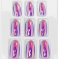 thumbnail image 5 of 24pcs Fashionable Fake Nails Detachable Bright Color False Nail Patch Full Cover Nail Art Tips03, 5 of 5
