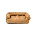 thumbnail image 2 of 18 Inch Suede Dog Sofa Bed Washable Pet Lounger With Orthopedic Support For Small Medium Dogs And Cats Cozy Sleeping Couch Indoor Use, 2 of 6