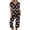 Black, variant on Women's Halloween Loungewear Set Short Sleeve Crew Neck Top and Capri Pants with Pockets All Over Ghost Pattern Breathable Soft Pajama Set for Daily Casual Wear Multicolor S
