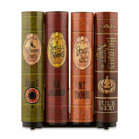 Halloween Moving Books Animated Halloween Decoration  Multicolor  8.07 in  by Way To Celebrate