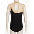 thumbnail image 5 of Venjoe Kids Sleeveless Gymnastics Leotards for Girls Ballet Dance Unitard Activewear One-piece Gold 10, 5 of 7