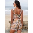 thumbnail image 3 of LASCANA Women's Patterned Button Detail Romper, 3 of 5