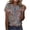 Coffee, variant on Cilsoka Trendy Shirts for Women Short Sleeve, Womens Summer Short Sleeve Tops Floral Printed T Shirts Casual Basic Graphic Tees, Floral Print Tshirts