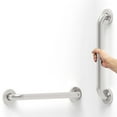 thumbnail image 6 of AmeriLuck 2 Pack 1-1/4 x 16 inches Stainless Steel Bath Safety Grab Bars, ADA Compliant 500lbs Loading Capacity, Brushed Nickel, 6 of 6