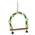 thumbnail image 4 of Bird Swing Toy, Rattan Balls Design  Swing Perch Dyed with Edible Coloring Bird Perch Pole Comfortable and Non Slip  Interactive Swing Toy, 4 of 8