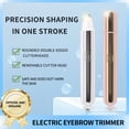 thumbnail image 2 of 3 In1 Hair Trimmer For Face Eyebrow Nose Ear Body Hair Trimming 3 Blade Head Type-C Charging Water-Resistant Dual-Edge Blades, 2 of 12