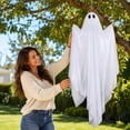 thumbnail image 4 of Tuvgenk Battery garden lights outdoor Ghost Landscape Light LED Hanging White Polyester Perfect for parties, outdoor events, gardens, and props, 4 of 6
