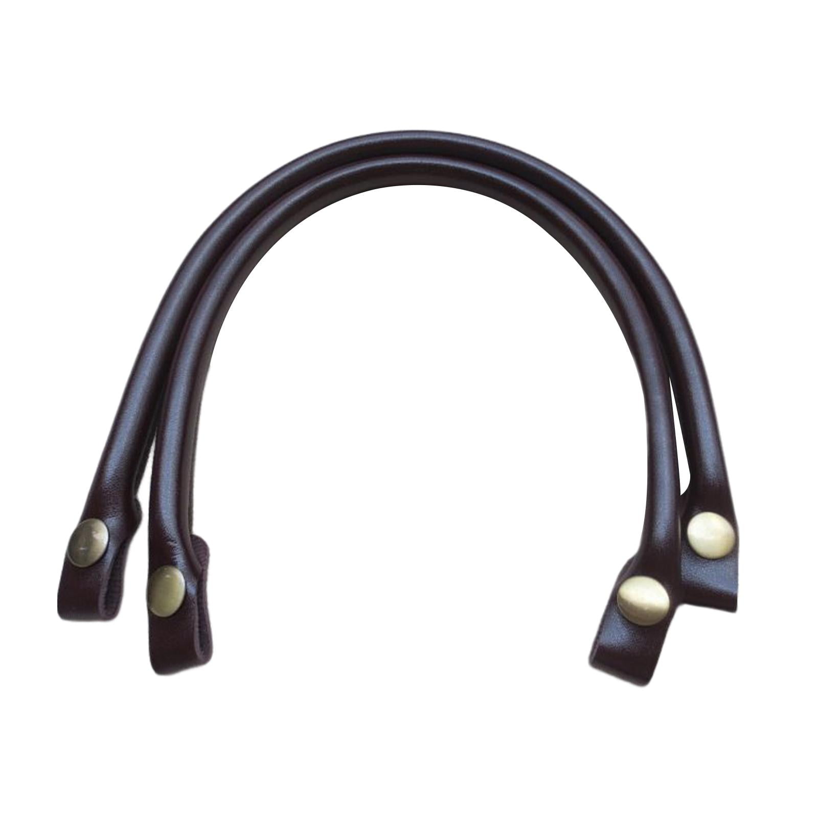 40cm PU Leather Bag Handles Universal for Bag Making Replacement Accessories Coffee