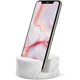 thumbnail image 1 of 2025 Latest Model Crevasse Phone Stand Premium Carrara Marble Cell Phone Holder, 1 of 5
