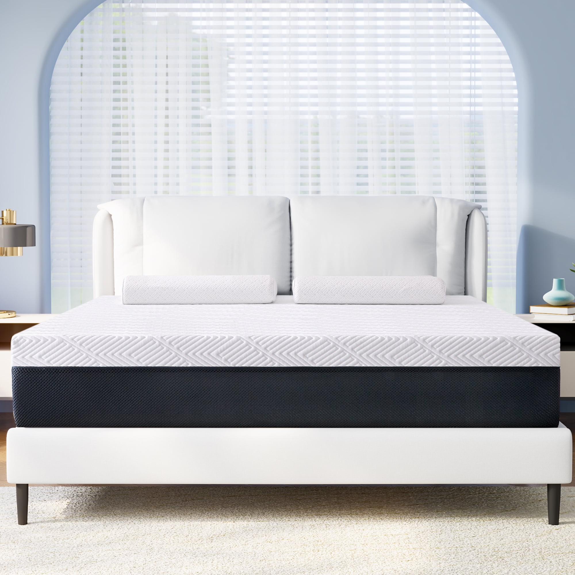 King Mattress, 14" King Size Memory Foam Mattress in a Box, Medium