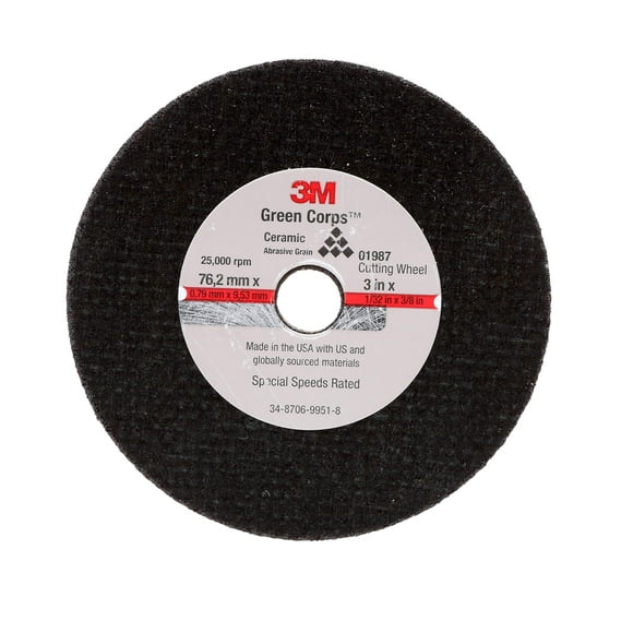 3M à Usage Général, 01987, 3 in x 1/32 in x 3/8 in, 50 per case