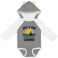 thumbnail image 3 of Inktastic Just a Girl Who Loves Camping Girls Long Sleeve Baby Bodysuit, 3 of 5