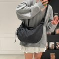 thumbnail image 5 of SPEKSEE Lazy Style Shoulder Crossbody Bag with Ruffle Designs Large Capacity Canvas Bag for Work Shopping Travel College, 5 of 10
