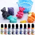 thumbnail image 2 of 10ml Pigment Liquid Vivid Color Excellent Saturation Leakproof Safe Ingredients Wide Application Decorative No Odor Mini Gypsum Art Pigment Liquid Color Dye for Home, 2 of 8