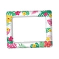 thumbnail image 3 of Marco de fotos inflable hawaiano, accesorio de foto, recuerdo de fiesta, foto de marco de foto Selfie ligero multipropósito tropical, marco de cabina, 3 of 9