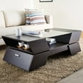thumbnail image 3 of Furniture of America Colston Storage Coffee Table, Espresso, 3 of 13