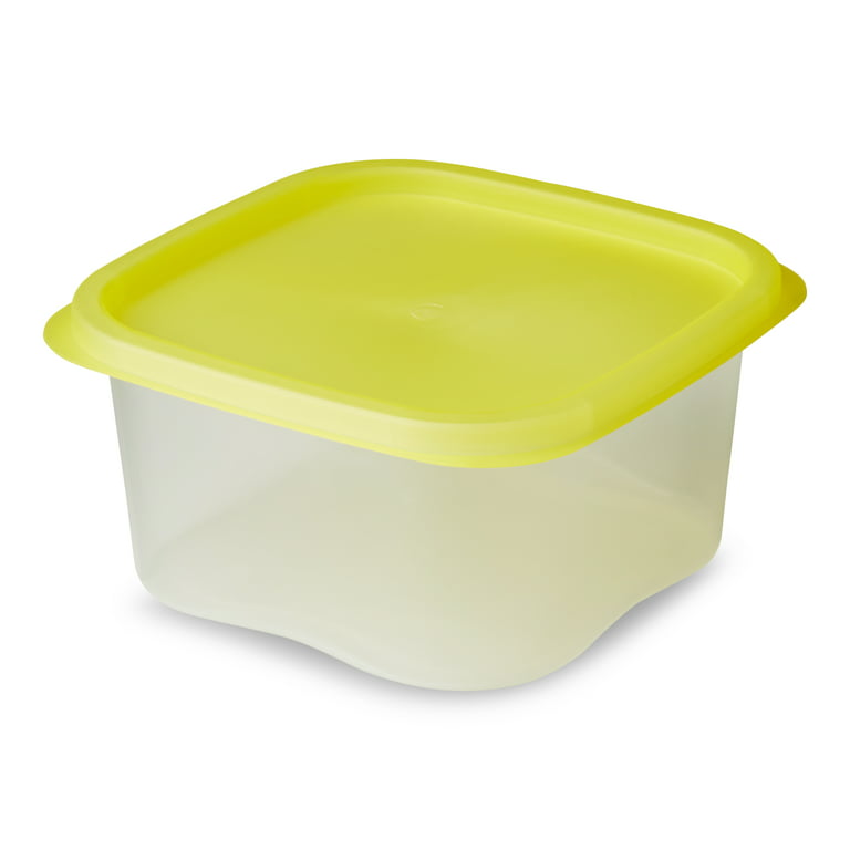 Mainstays 14 Piece Rainbow Square Food Storage Containers with Lids 