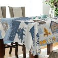 thumbnail image 5 of Yayeee Tablecloths 60" x 90" Rectangle Wrinkle Resistant Party Table Cover, Winter Village Serenity, 5 of 8
