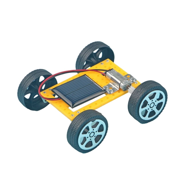 Solar Car Diy Model Kit Educational Science Experiment Toy For Kids Students Stem Learning Hands On Building Activity Creative Design 3.14X2.55X1.18 Inches