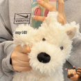 thumbnail image 2 of Cute West Highland puppy comfort doll sleeping pillow plush toy doll healing birthday gift for men and women, 2 of 5