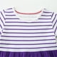 thumbnail image 4 of Odeerbi Vestido de Algodón Con Bordado de Dibujos Animados Para Niñas Vestido de Verano En Línea A Vestido de Manga Corta de Punto A Rayas Para Niños, 4 of 6