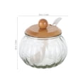 thumbnail image 2 of SKISUNO Glass Sugar Jar with Lid Simple Design for Coffee Bar 1 Set, 2 of 7
