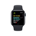thumbnail image 4 of Apple Watch SE2 40mm GPS - Boîtier aluminium minuit avec bracelet sport minuit - P/M, 4 of 8
