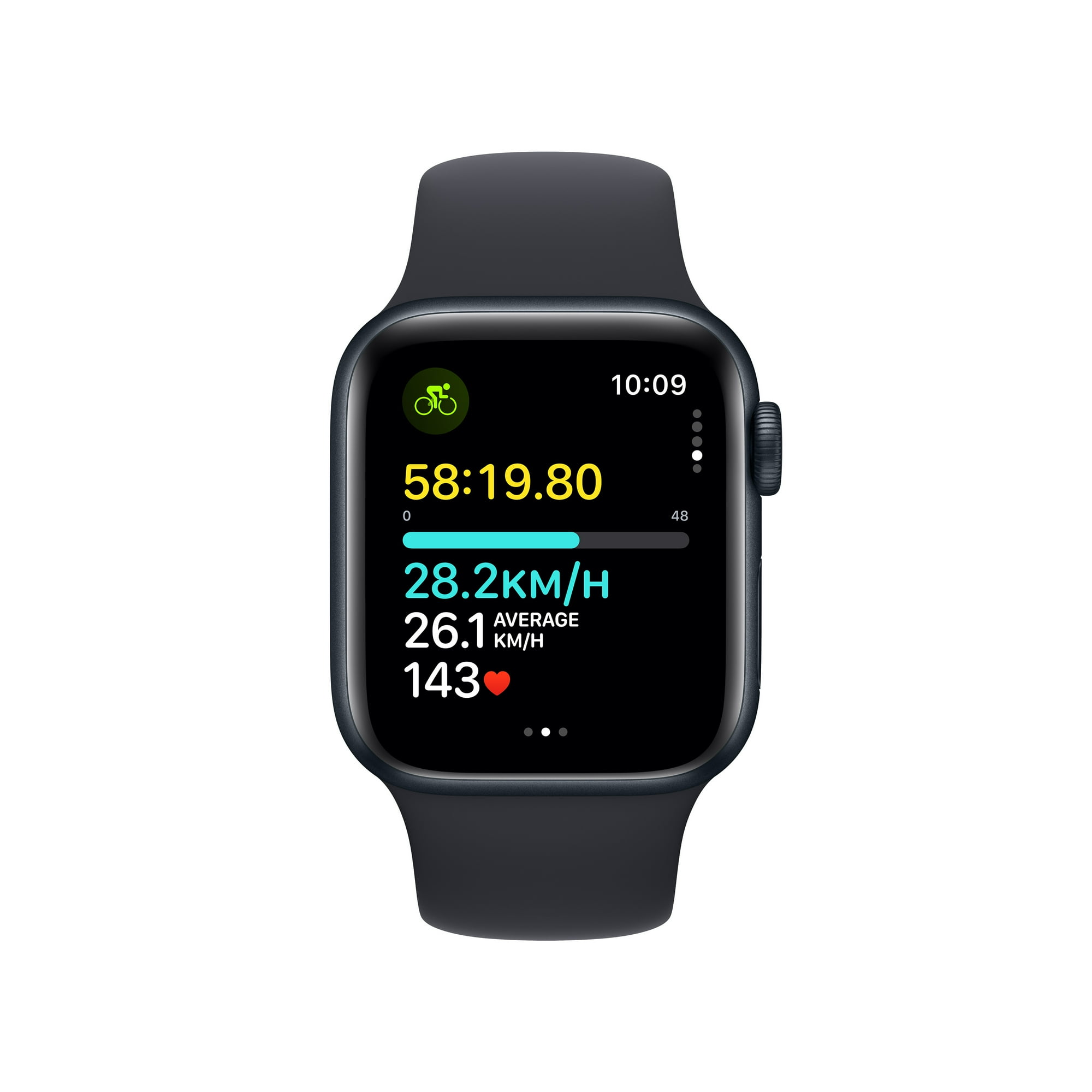 Apple Watch SE - 40mm - GPS - Midnight Aluminum Case with